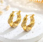 Luxury Twisted Hoops