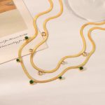Elegant Herringbone Necklace
