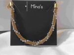 Elegant Two-Tone Twisted Mesh Chain Bracelet - Image 2