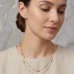 Elegant Layered Gold Ball Necklace