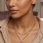 Elegant Double Layered Statement Necklace
