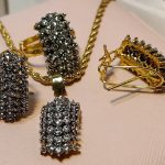 Glamorous Rectangular Crystal Pavé Set