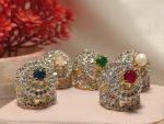 Elegant Crystal Pavé Statement Ring - Image 5