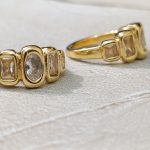 Elegant Multi-Stone Bezel Ring
