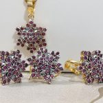 Elegant Snowflake Crystal Jewelry Set