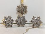 Elegant Snowflake Crystal Jewelry Set - Image 2