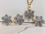 Elegant Snowflake Crystal Jewelry Set - Image 3