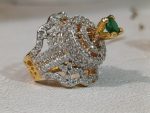 Elegant Crystal Pavé Statement Ring - Image 4
