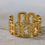 Adjustable Interlocking Geometric Chain Ring
